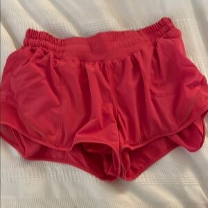 Women's Red Athletic Shorts- Hotty Hot 2.5